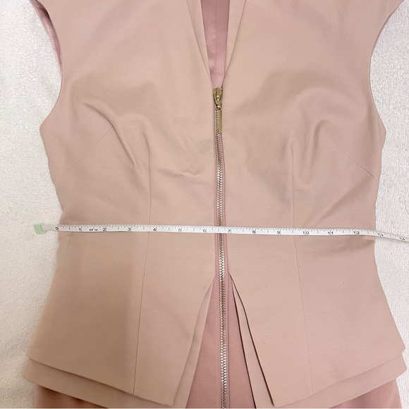Ted Baker London Kwyli Structured Peplum Body-Con Sheath Zip Dress Blush Pink - Picture 7 of 11